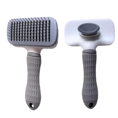 Pet Grooming Brushes, Self-Cleaning Slicker Brush for Dogs and Cats
