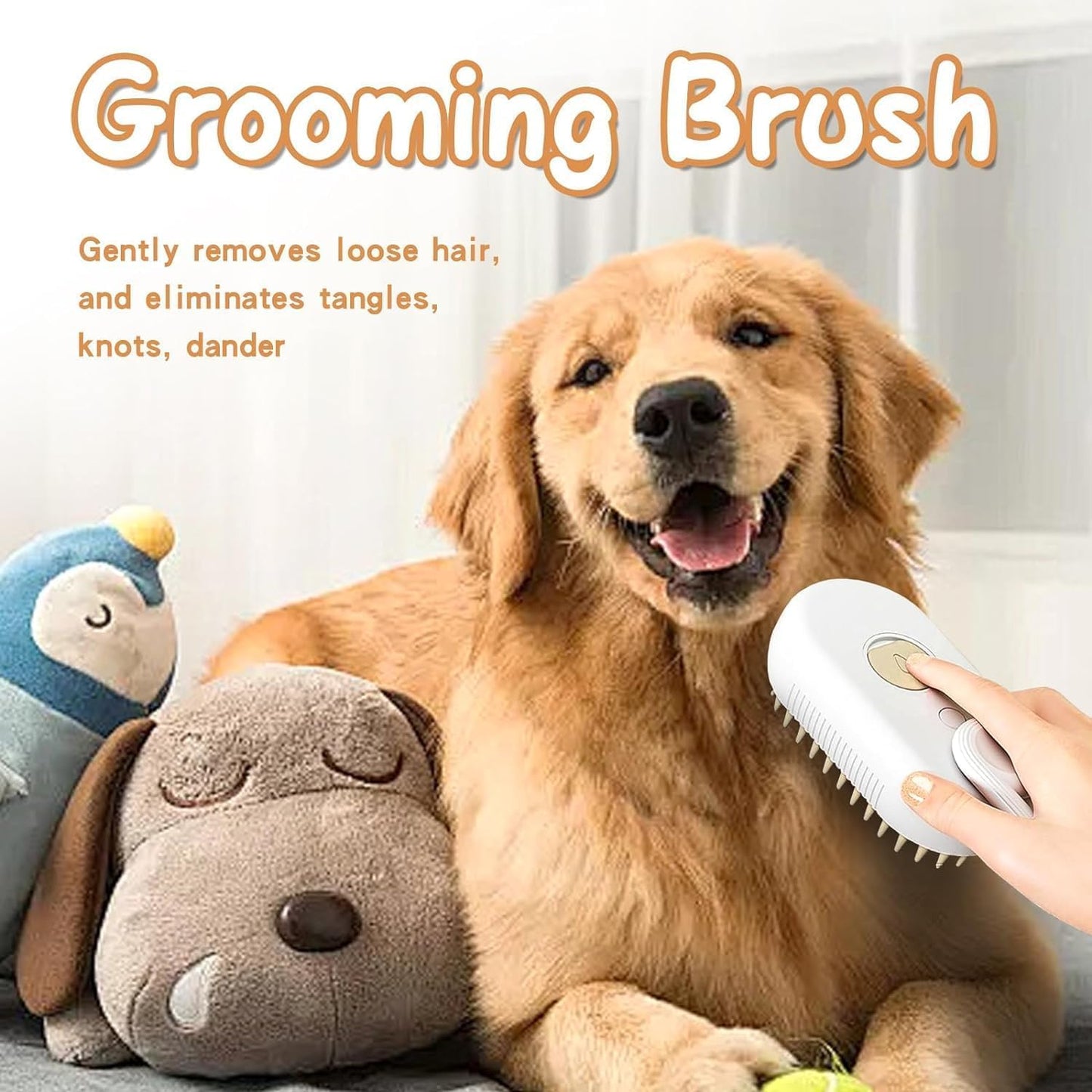 3 In 1 Electric Pet Steam Brush - Petsberg®